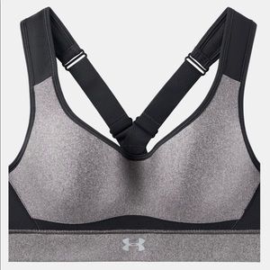 LIKE NEW UA HIGH IMPACT SUPPORT RACERBACK SPORTS BRA SIZE 38DD